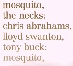 Necks, The: Mosquito / See Through