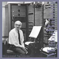 Milton Babbitt: Occasional Variations (Tzadik)