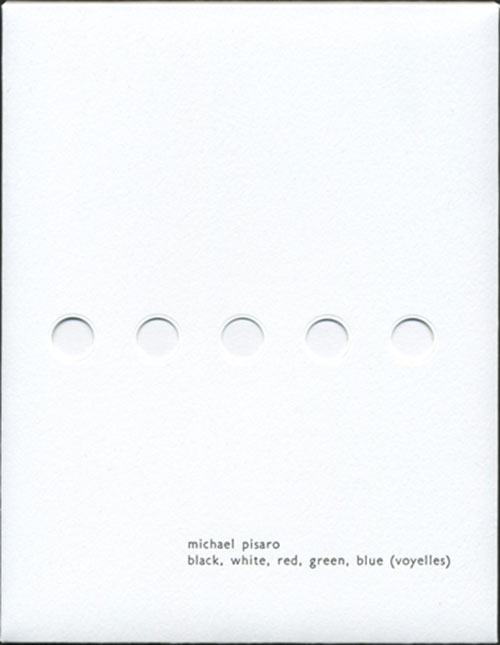 Pisaro / Chabala: Black, White, Red, Green, Blue (Voyelles) [2 CDs] (Winds Measure Recordings)