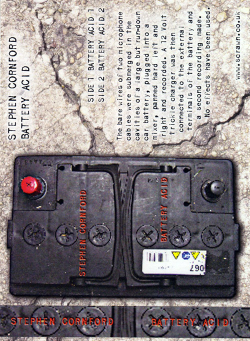 Cornford, Stephen : Battery Acid [CASSETTE] (Banned Production)