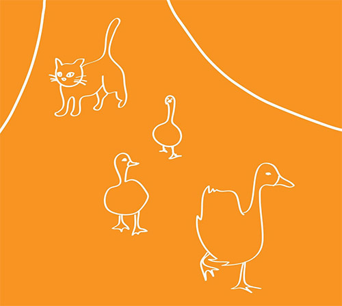 Dulin, Tucker / Ben Owen: Cat Guarding Geese (erstwhile)