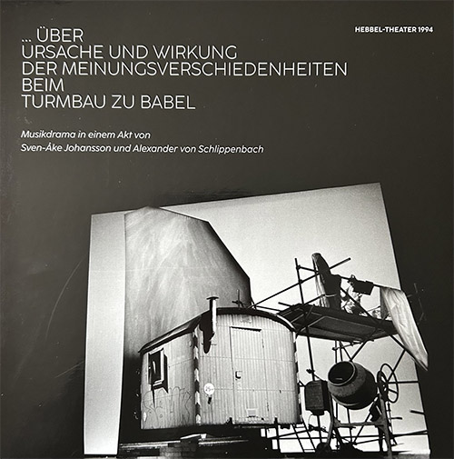 Johansson, Sven-Ake / Alexander Von Schlippenbach: uber Ursache und Wirkung der Meinungsverschiedenh (Trost Records)