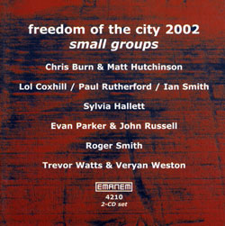 Various Artists: Freedom of the City 2002 - small groups [2 CDs]