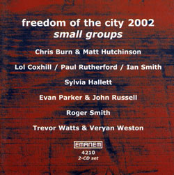 Various Artists: Freedom of the City 2002 - small groups [2 CDs] (Emanem)