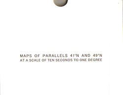 Mirra, Helen / Ernst Karel: A Map Of Parallels 41-N And 49-N At A Scale Of Ten Seconds To One Degree