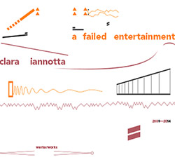 Iannotta, Clara    : A Failed Entertainment.  Works 2009-2014