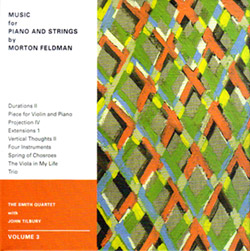 Smith Quartet with John Tilbury: Morton Feldman: Music for Piano and Strings Volume 3 [DVD-AUDIO]