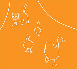 Dulin, Tucker / Ben Owen: Cat Guarding Geese (erstwhile)