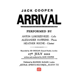 Cooper, Jack (feat. Alexander Hawkins & members of Apartment House: Arrival [CASSETTE + DOWNLOAD]