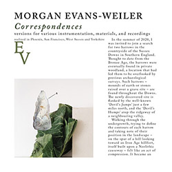 Evans-Weiler, Morgan: Correspondences (Editions Verde)