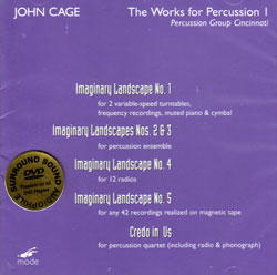 John Cage (Ulrich Krieger): A Cage Of Saxophones Vols. 3 & 4 - Indeterminancy Mode (Mode Records)