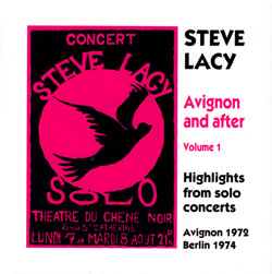 Lacy, Steve: Avignon And After Vol.1 (Emanem)