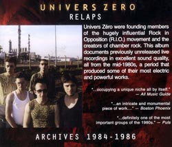 Univers Zero: Relaps: Archives 1984-1986 (Cuneiform)