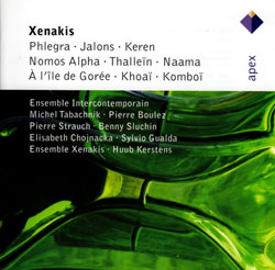 Iannis Xenakis: Phelgra, Jalons, Keren, Nomos Alpha, Thallein, Naama... (Apex/Warner Classics)